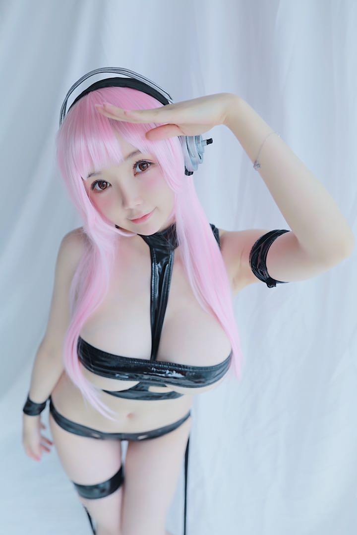 糯美子 – 黑色皮带【10P】